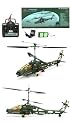 RC Apache Helicopter 4 Channel Remote Control Ready To Fly