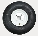 Kenda Trailer Tire/Wheel Assembly - 4-Ply Rated/Load Range B - 5.70x8 - 4 Hole Rim 30080