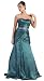 Strapless Taffeta Prom Dress Long Gown #2724
