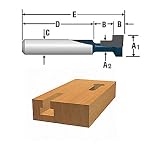 BOSCH 85608MC 3/8-Inch x 3/16-Inch Keyhole Router Bit 1/4-Inch Shank