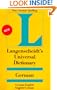 Langenscheidt's Universal German Dictionary: German-English English-German (English and German Edition)