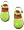 L'Amour *Patent Lime* Sandals 6