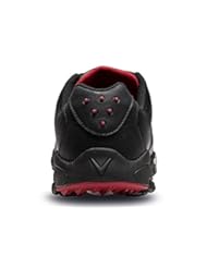 Shoes: Callaway Footwear Mens Chev Comfort Golf Shoe, Black/Black/Crimson, 12 W US - AMG-SF