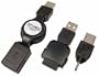 Keyspan ZIP-LINQ retractable USB Cell Phone Charge Cable - Samsung