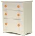 Berg Oslo 3-Drawer Changer White/Orange