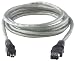 Belkin - IEEE 1394 cable - 4 PIN FireWire (M) - 6 PIN FireWire (M) - 4.3 m ( IEEE 1394 )