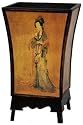 Best Price Practical Gifts For Her - 18" Enchanted Lady Oriental Style Waste Basket / Planter