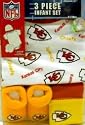 Kansas City Chiefs Three Piece Newborn All Over Creeper Set