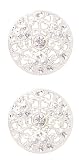 JHB International Inc Rhinestone Web Metal Button - 7 8-Inch 2-Per Card