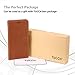 TUCCH iPhone 6s Plus Case, Leather Case for iPhone 6s Plus / iPhone 6 Plus (5.5 inch), Wallet Cases Folio Book Cover with Kickstand Credit Card Holder, Cash Clip, Magnetic Closure, Brown with Blue