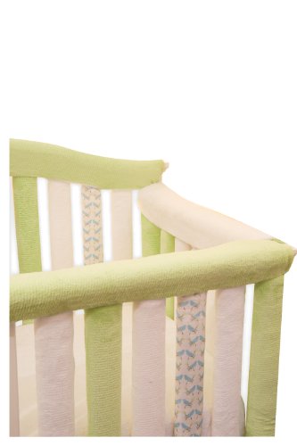 Go Mama Go Designs Reversible Teething Guard, White/Green, 30