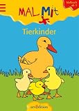 Mal mit! : Tierkinder, Malbuch - 
