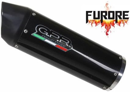 Yamaha R6 06-12 GPR Exhaust Systems Furore Carbon Look Slipon Muffler Road Legal With DB Killer &amp; Link Pipe
