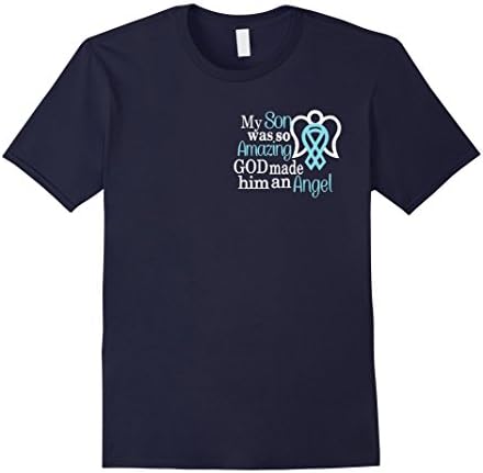 Men's Proud Mother of a Son with Wings tshirt 2XL Navy