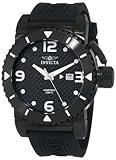 Invicta Men's 1432 Sea Hunter Black Dial Rubber Watch