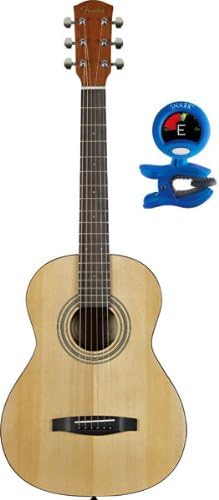 Fender MA-1 3/4 Size Steel String Acoustic Guitar Package - Includes Digital Clip-on Tuner