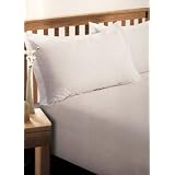 Luxury Egyptian cotton 200 TC Oxford Pillowcase in Plain White