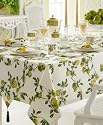 Waterford Golden Apples 70-Inch by 104-Inch Oblong Tablecloth