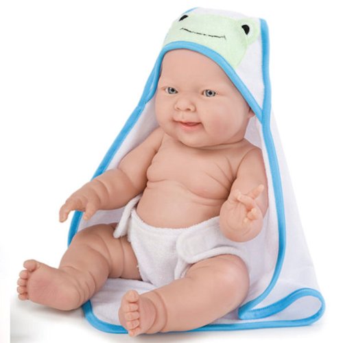 Lucas 14in Boy w/Frog Blanket Boutique 2010 Berenguer Doll