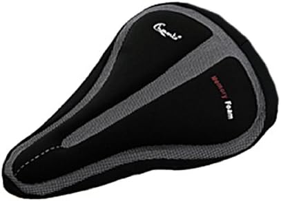 WantDo Outdoors Cycling Mountain Bike Bicycle 3D Memory Foam Saddle Bicycle Saddle(Straight Groove Black)