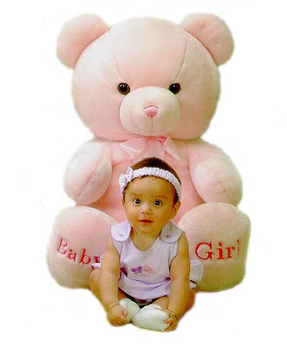 Plush Comfy Pink Bear 36