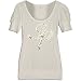 Southpole Women's Foil Print With Studs Top