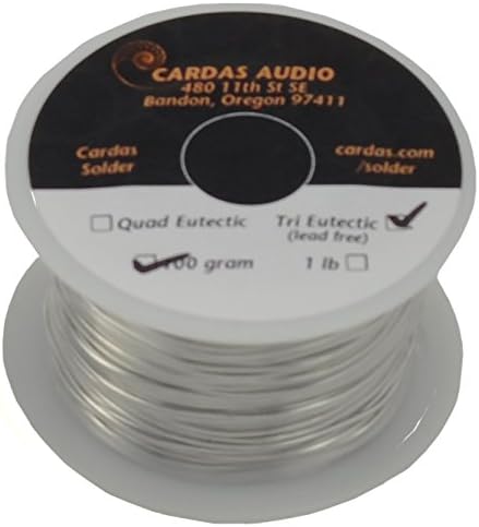 Cardas Soldering Wire Quad Eutectic Silver Solder 100g (4 oz) - Lead Free version