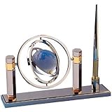 Bluestone Design Desktop Globes Crystal Globe Pen Stand