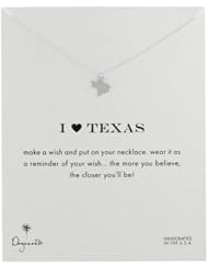 Dogeared "Reminders" I Heart Texas Pendant Necklace, 18"