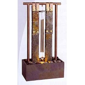Foshan Chimes Natural Slate And Copper Fountain