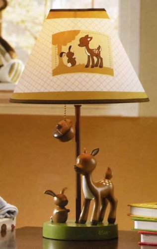 Eddie Bauer Enchanted Hollow Lamp and Shade - Brown
