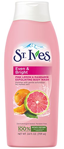 St. Ives Even and Bright Body Wash, Pink Lemon and Mandarin Orange 24 oz