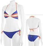 New York Mets Women's Striped String Bikini