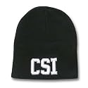 New Plain Black Law Enforcement CSI Beanie