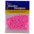 6/0 Glass "E" Beads, Pink, 20 Gram Pkg