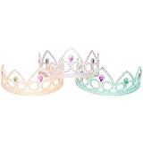 Colorful Princess Party Tiaras - 12 per unit, Assorted Colors