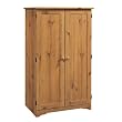 Sauder Sugar Creek Wood Computer Armoire in Spiced Pine