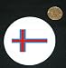 3 button / pin printed with Faroe Islands