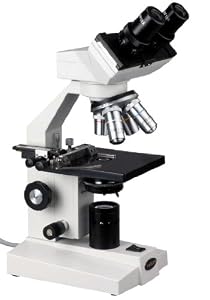 AmScope 40X-2000X Biological Binocular Compound Microscope with Mechanical Stage