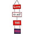 Love Is All You Need Retro Metal Hanging Sign