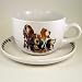 24oz Dog Breed Soup Mug and Saucer - Bassett Hound