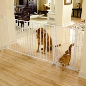 Maxi Walk Thru Gate with Pet Door Regular Maxi Gate 37 60 Wide x 31 Tall