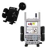 Gomadic for the PalmOne palm Treo 300 - PalmOne Treo 300 Flexible Car Windshield Holder - Gomadic Brand