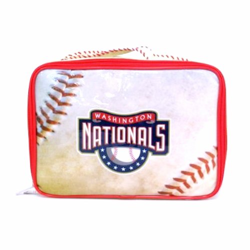 WASHINGTON NATIONALS MLB Officially Licensed Baseball SOFT Lunch Box Lunch Bag