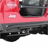 Olympic 4X4 121-121 All Terrain Slider Rock Rails for Jeep Wrangler - Gloss Black