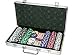 Premium 300 11.5 gram Diamond Suited Poker Chip Set w/6 Dealer Buttons, 2 Decks of Cards, Case, and Dice
