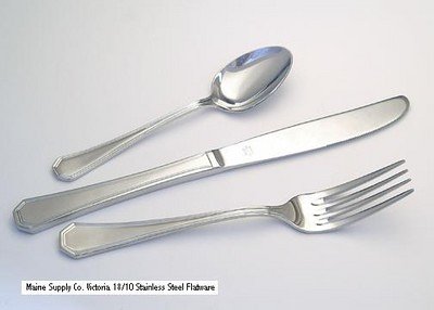 Victoria 18/8 Stainless Steel Flatware Victoria 18/8 Stainless Steel Flatware