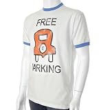 Junk Food Free Parking Vintage Print Tee