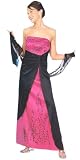 Embroidered Elegant Prom/ Bridesmaid/ Evening Contrast Tube Dress w/Glitter + Scarf