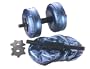 Aquabells Travel Water Filled Exercise Dumbells - 1 pair